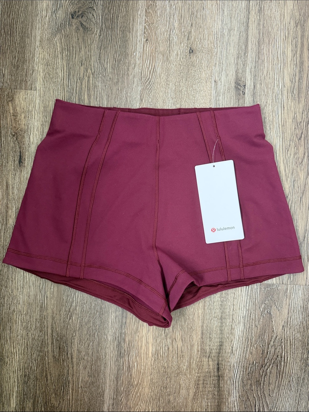 Lululemon Define Micro Short
Luon High Rise, 2" Length | Color: Burgundy Bay